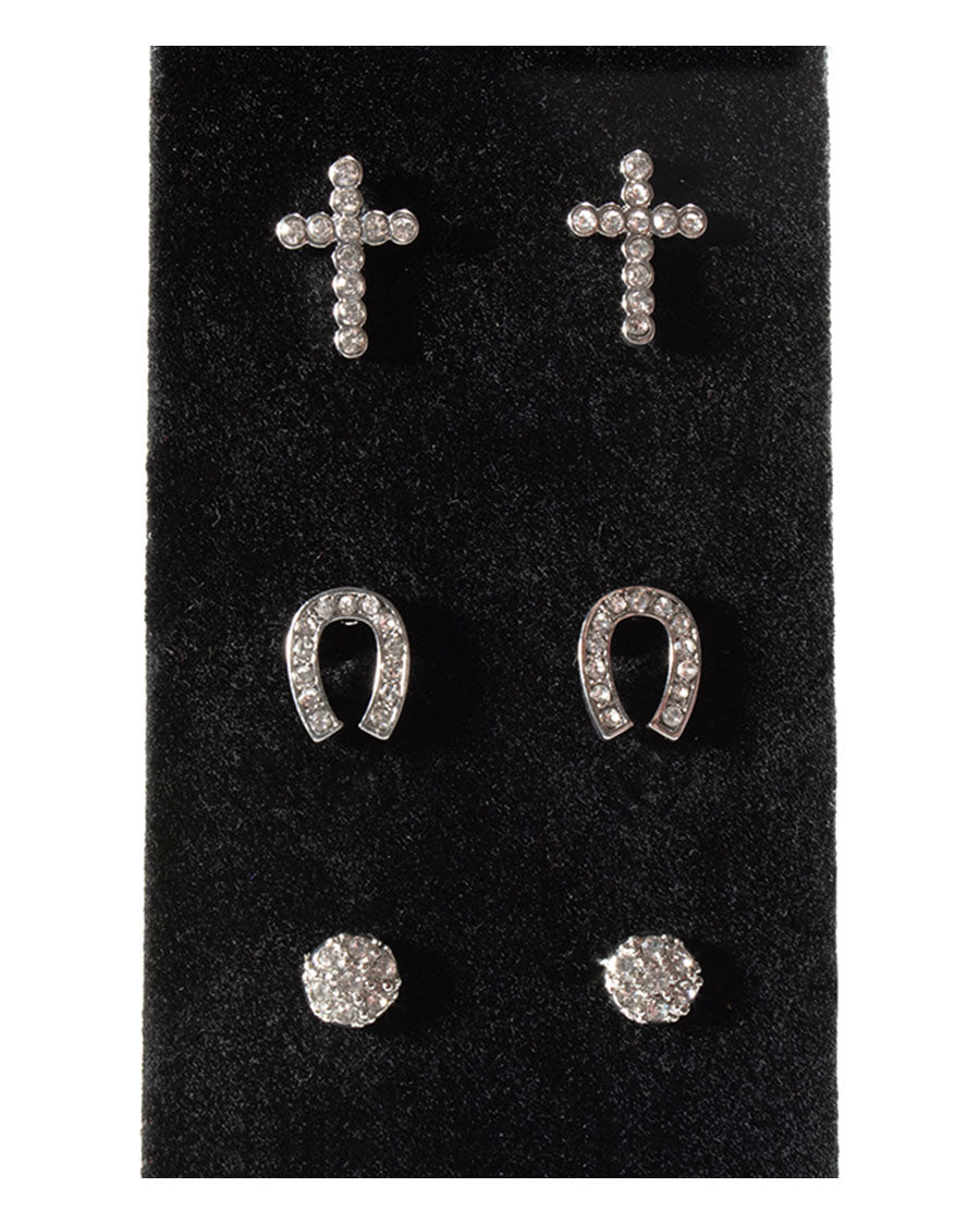 Silver Strike Earring Set - D4600116