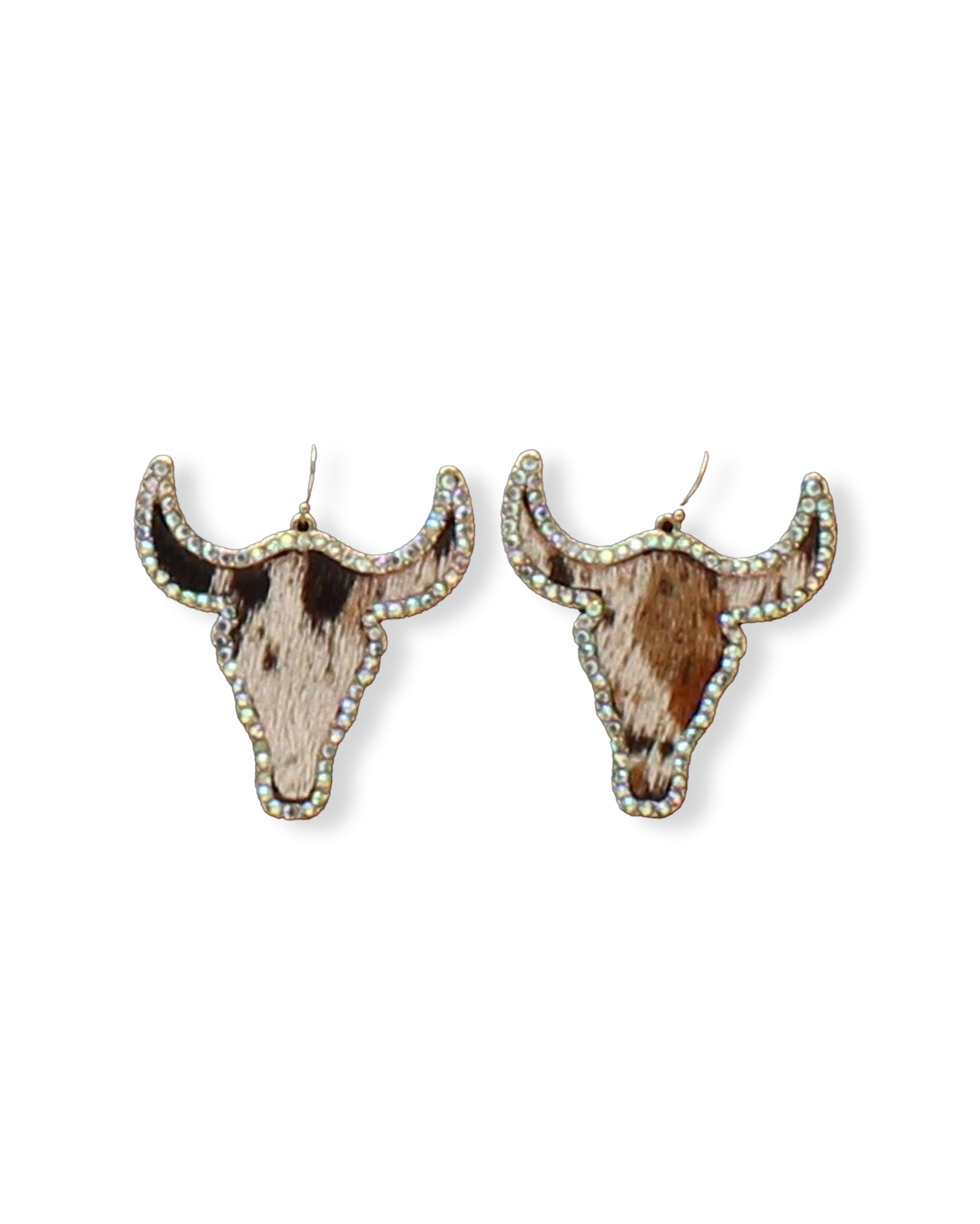 D460013305 - Ss Clfhaircrstlsearringwh by MFW from Skip’s Western Outfitters | MFW-D460013305-O/S-REG