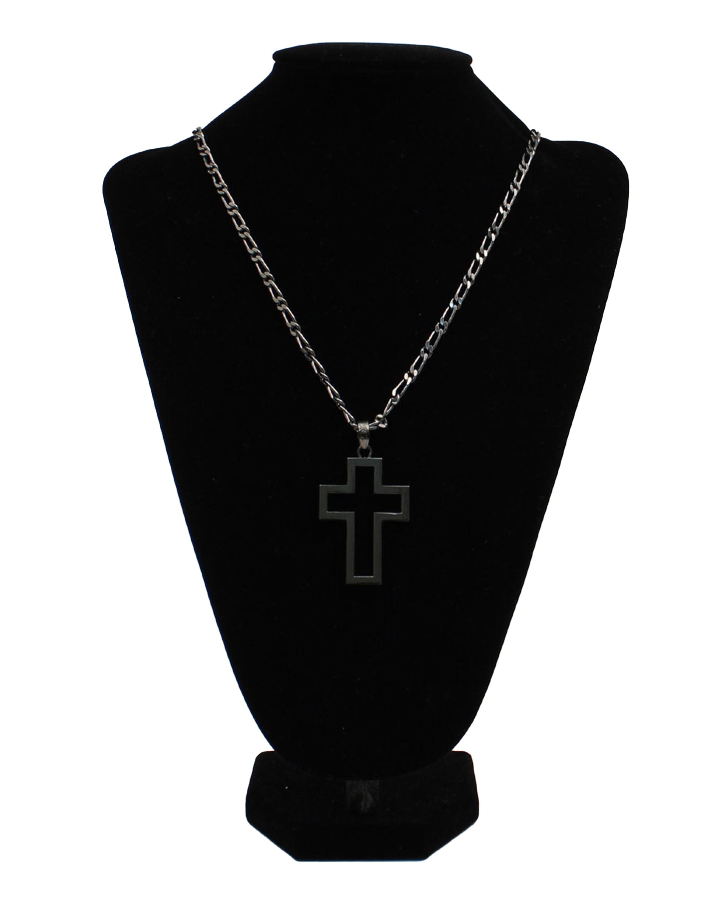 Outline Cross Necklace