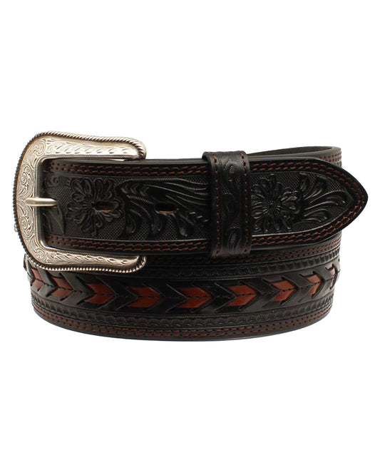 Men's Chevron Lacing Belt by 3D from Skip’s Western Outfitters | MFW-D7420-32-REG