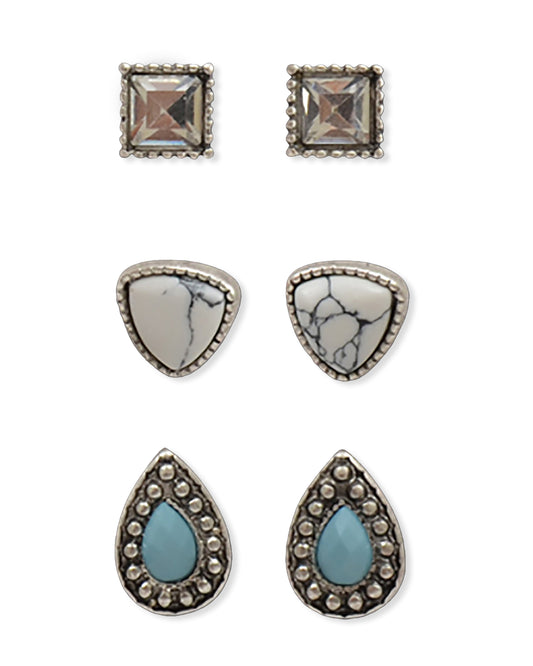 Stud Earrings by MFW from Skip’s Western Outfitters | MFW-DE021SBTQ-O/S-REG