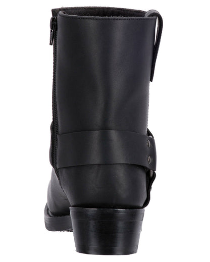 Dingo Men's Rev Up Harness Boots in  with Medium Square Toe at Skip's Western Outfitters | DI19090-BLACK