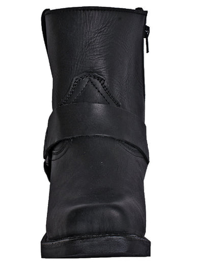 Dingo Men's Rev Up Harness Boots in  with Medium Square Toe at Skip's Western Outfitters | DI19090-BLACK