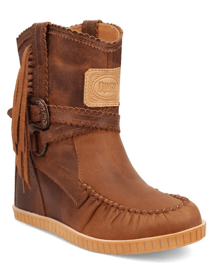 Dingo Women's Montauk Western Boots in Brown with Round Toe at Skip's Western Outfitters | DI2224-Brown