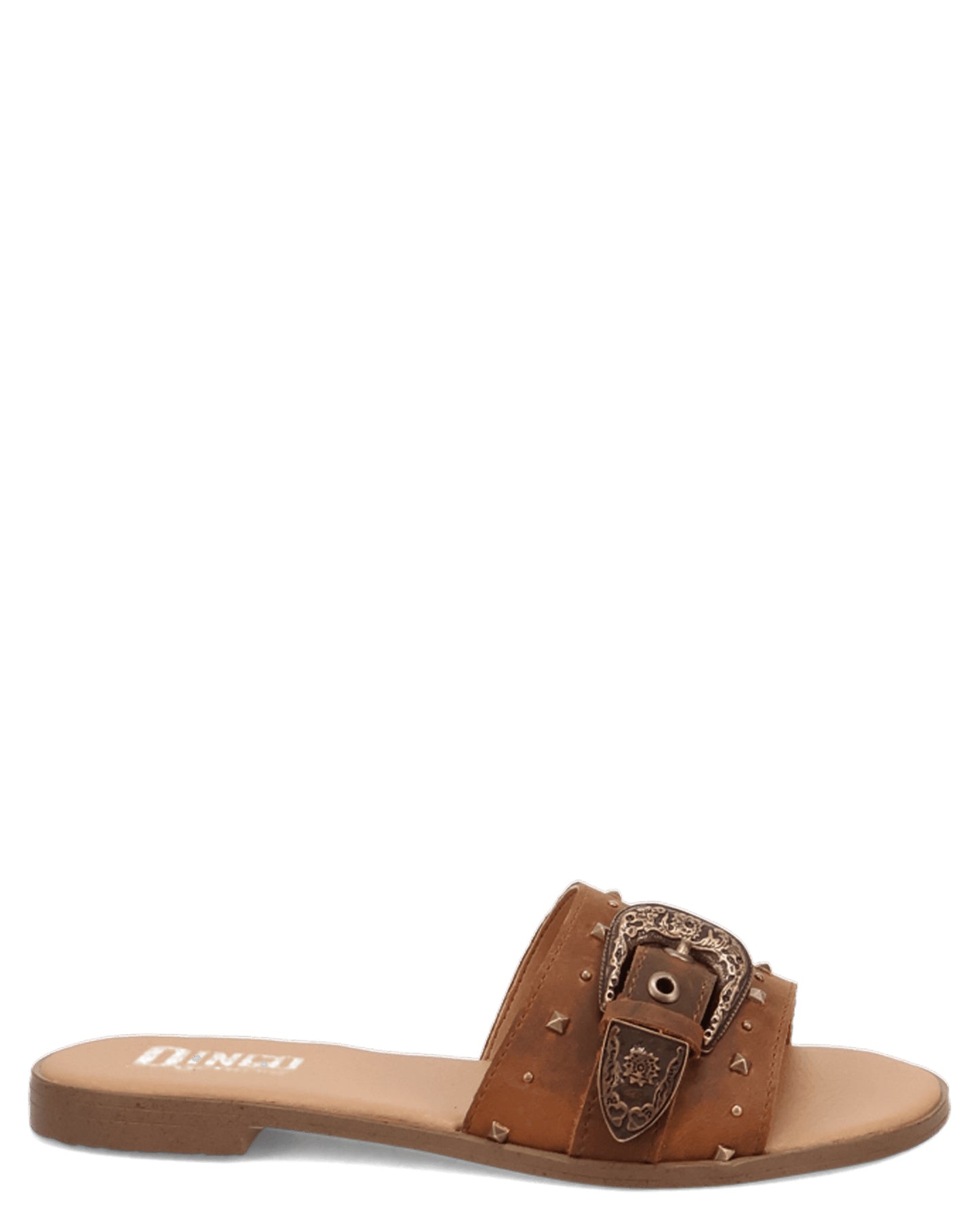 Dingo Women's Lariat Sandals in Brown with  Toe at Skip's Western Outfitters | DI2268-Brown