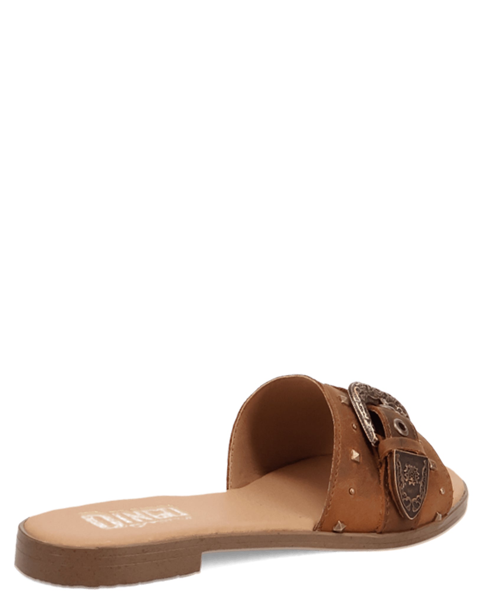 Dingo Women's Lariat Sandals in Brown with  Toe at Skip's Western Outfitters | DI2268-Brown
