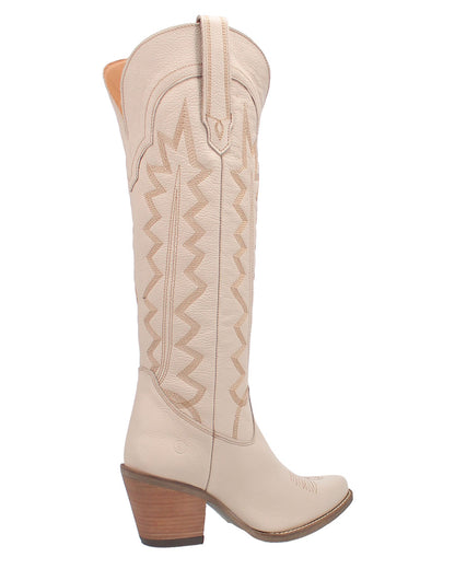 Dingo Women's High Cotton Western Boots in Sand with Snip Toe at Skip's Western Outfitters | DI936-SAND