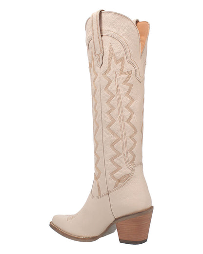 Dingo Women's High Cotton Western Boots in Sand with Snip Toe at Skip's Western Outfitters | DI936-SAND
