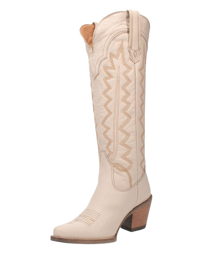 Dingo Women's High Cotton Western Boots in Sand with Snip Toe at Skip's Western Outfitters | DI936-SAND