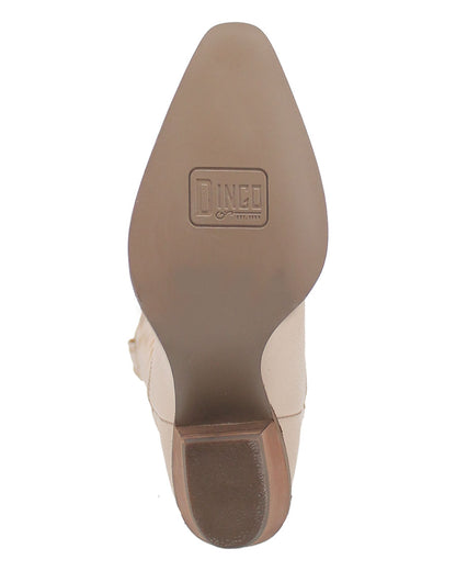 Dingo Women's High Cotton Western Boots in Sand with Snip Toe at Skip's Western Outfitters | DI936-SAND
