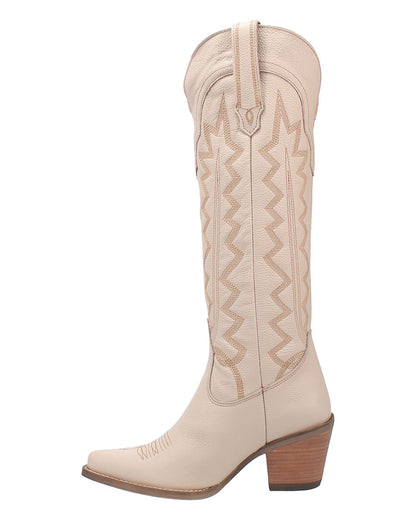 Dingo Women's High Cotton Western Boots in Sand with Snip Toe at Skip's Western Outfitters | DI936-SAND