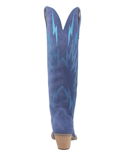 Dingo Women's Thunder Road Western Boots in Blue with Snip Toe at Skip's Western Outfitters | DI597-BLUE