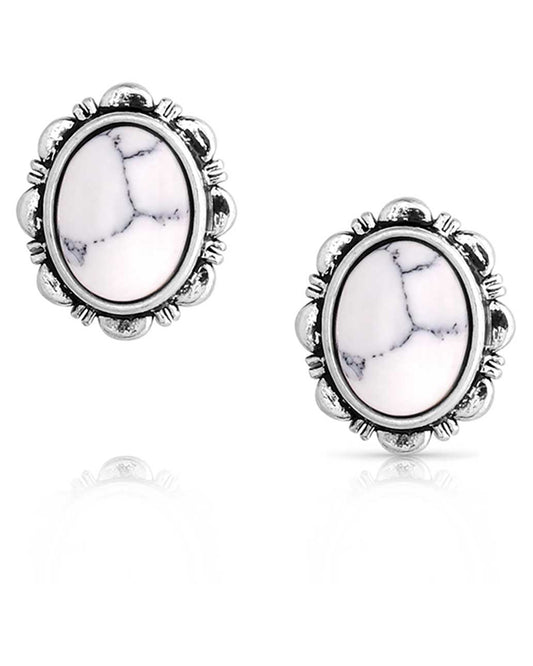 Unwavering Halo Earrings by Montana Silversmiths from Skip’s Western Outfitters | MON-ER6021-O/S