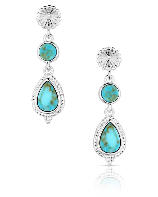 Desert Bloom Earrings by Montana Silversmiths from Skip’s Western Outfitters | MON-ER6107-O/S