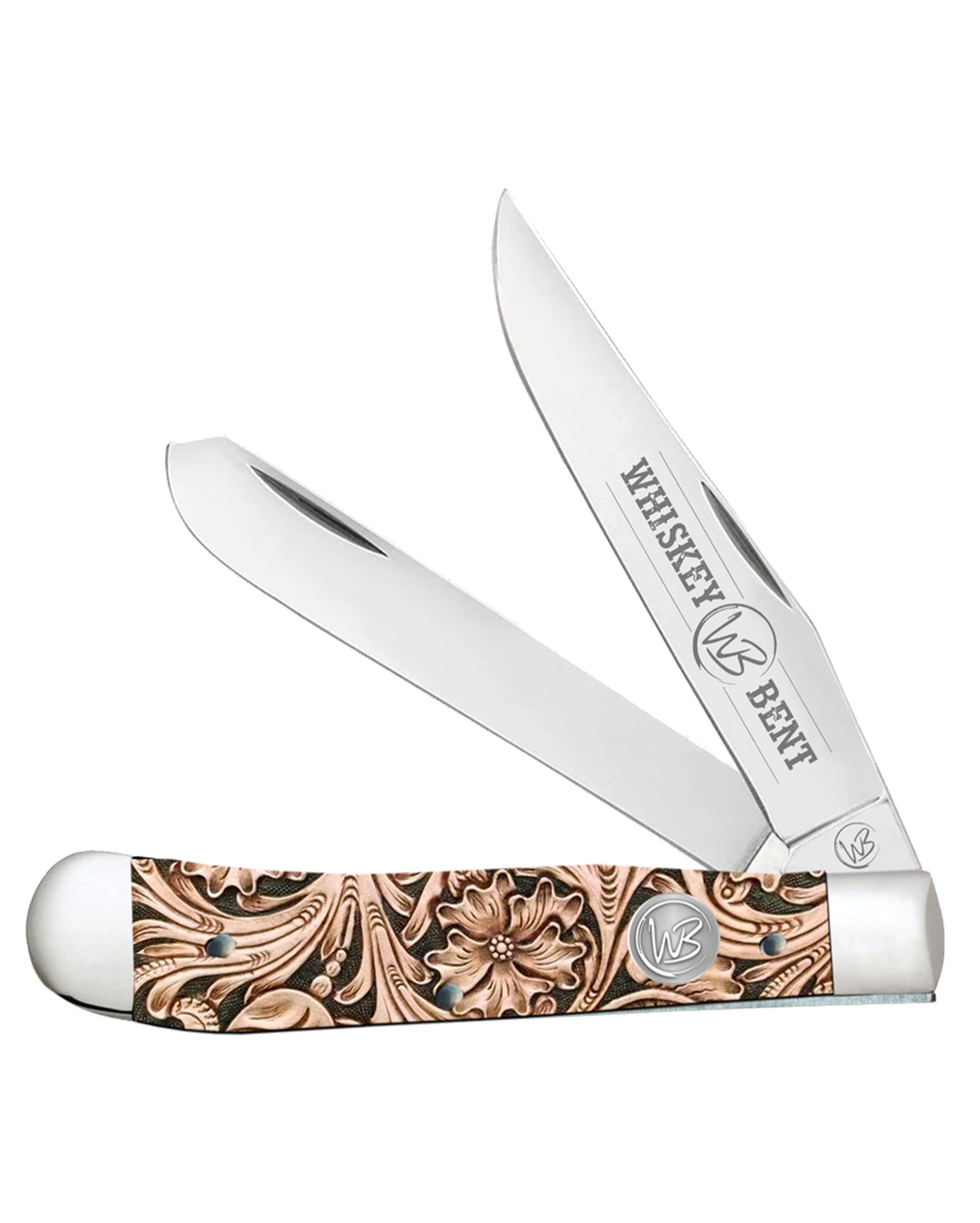 Floral Tool Acrylic Trapper Knife - Wb11-06 by Whiskey Bent Knives from Skip’s Western Outfitters | WBK-WB11-06-FLORAL-TOOL