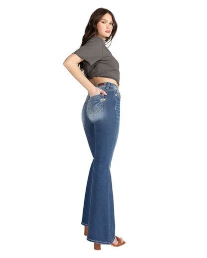 Women's Classic Flared Denim Jeans