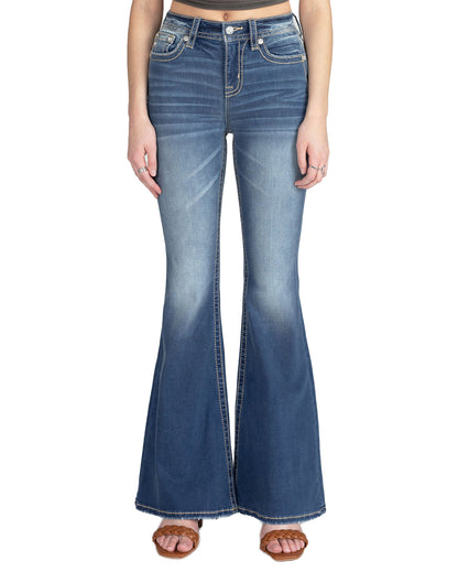Women's Classic Flared Denim Jeans