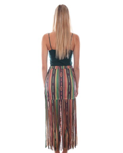 Women's Serape Skirt W/ Fringe