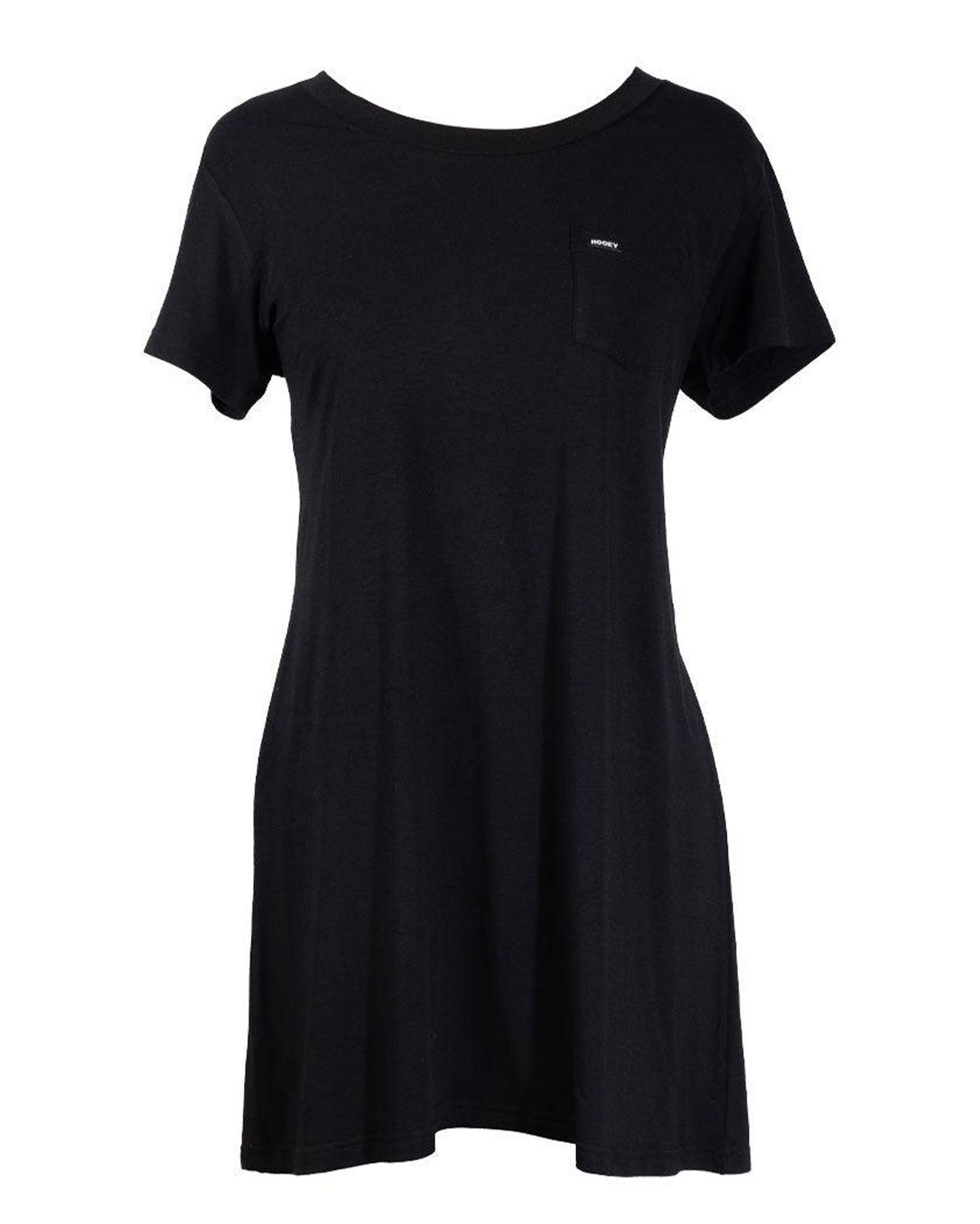 Women's Bamboo Fabric T-shirt Dress by Hooey from Skip’s Western Outfitters | HOO-HD1001BK-S-BLK