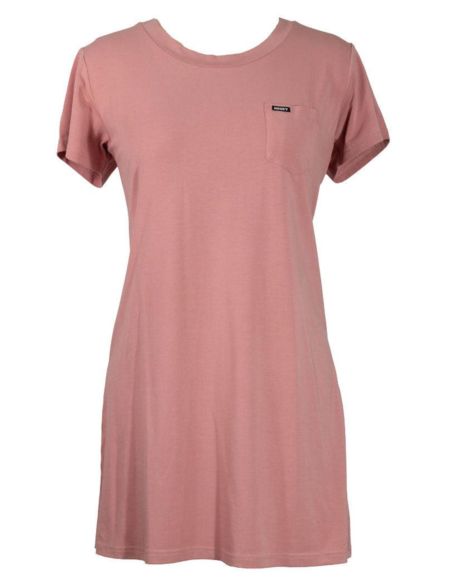 Women's Bamboo Fabric T-shirt Dress by Hooey from Skip’s Western Outfitters | HOO-HD1001LTPL-S-ROSE