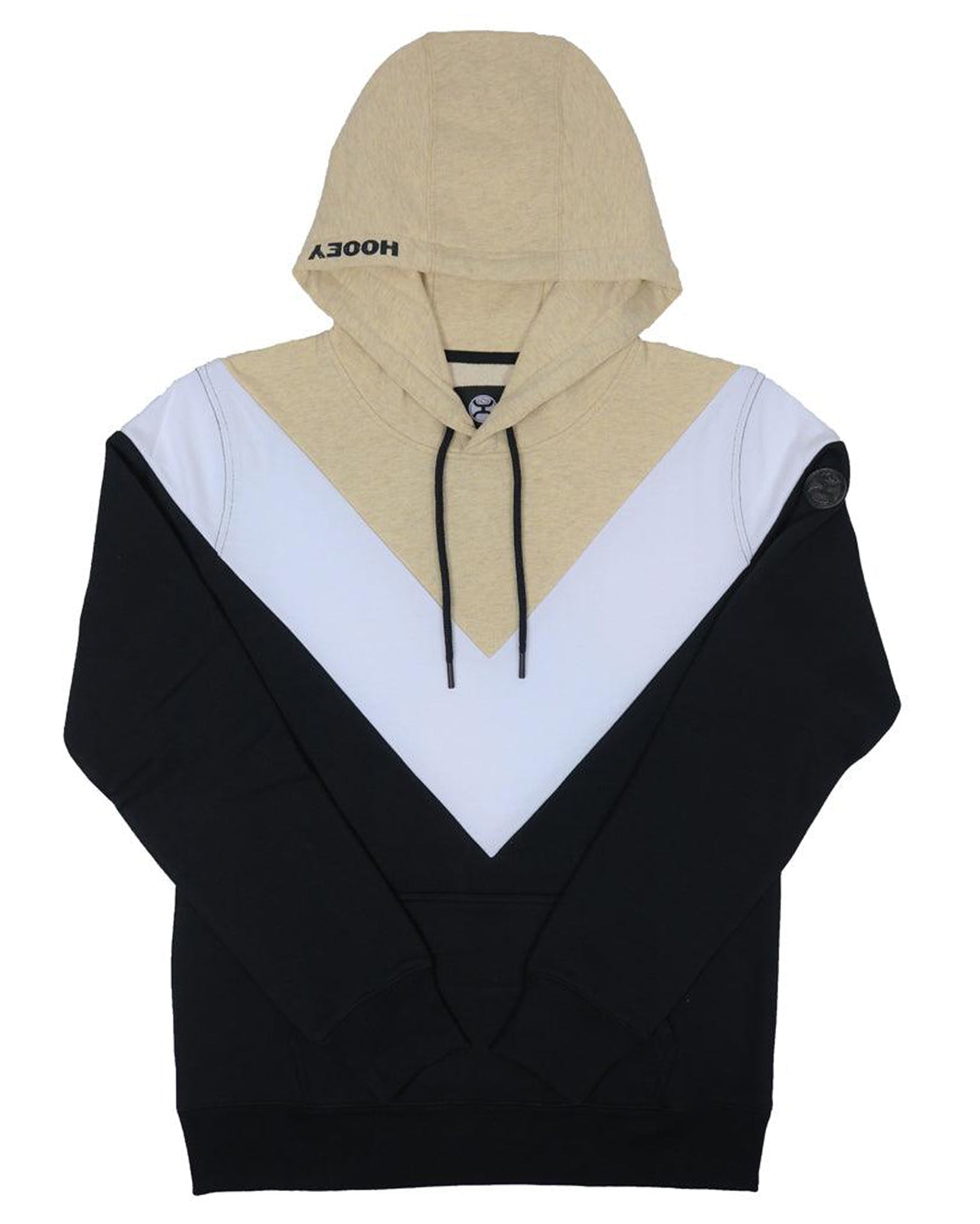 Berkeley Hooey Chevron Hoodie by Hooey from Skip’s Western Outfitters | HOO-HH1171TNBK-S-BLK