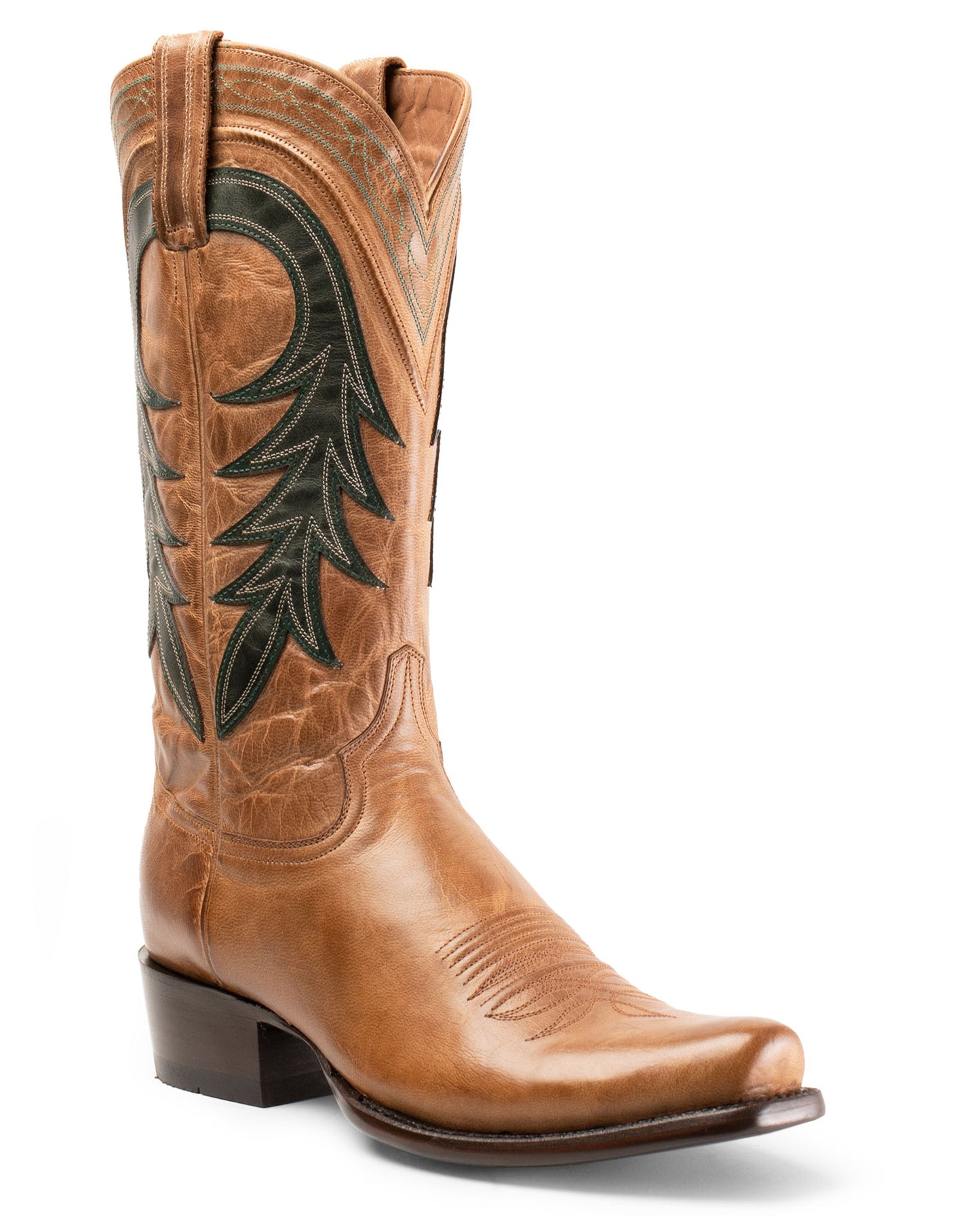 Men's 13" Hudson Tan Western Boots - Hm53001 by Hyer from Skip’s Western Outfitters | HYR-HM53001-080-D