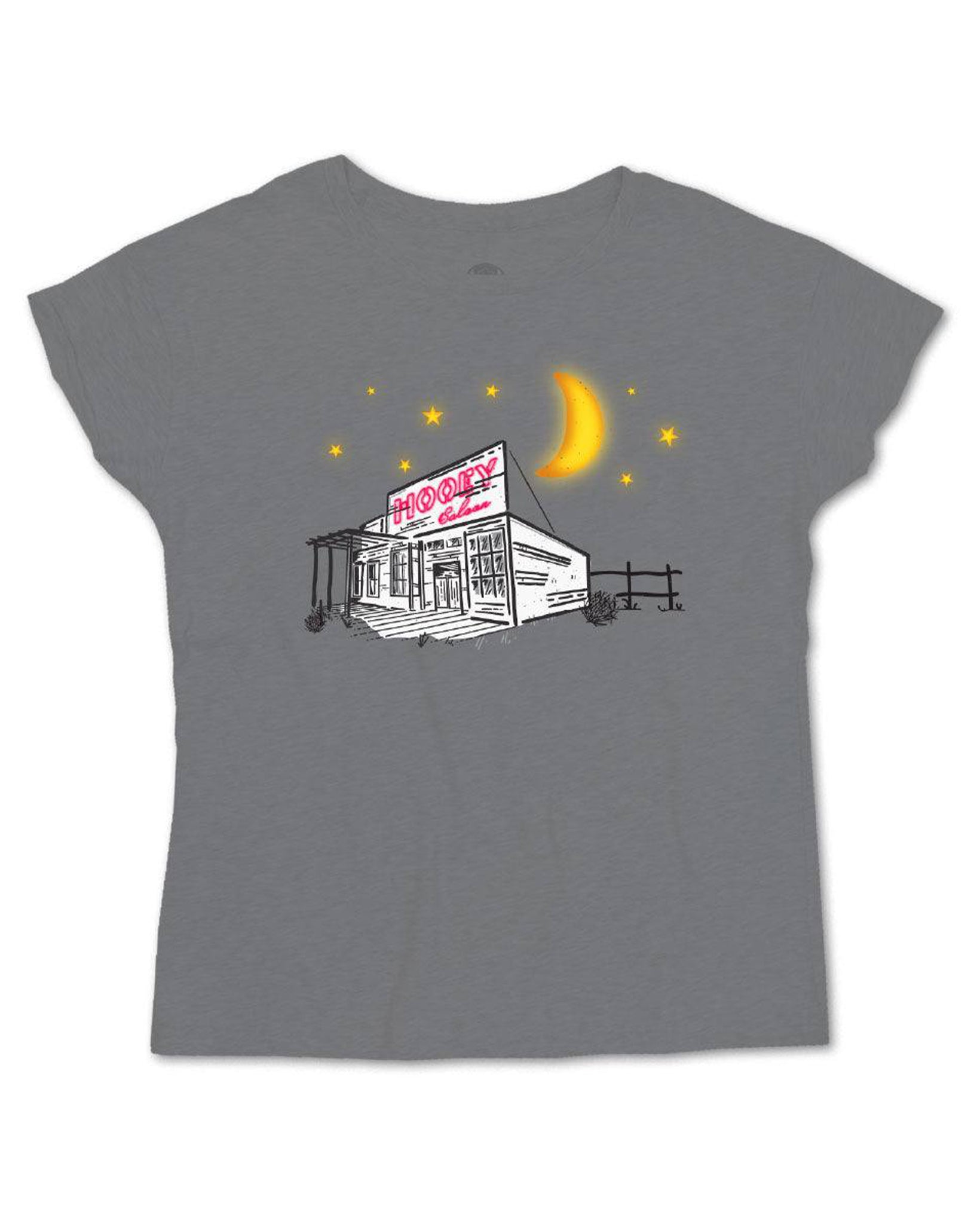 Women's Hooey Saloon T-Shirt by Hooey from Skip’s Western Outfitters | HOO-HT1631GY-S-GREY
