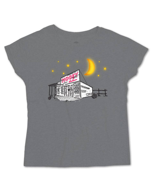 Women's Hooey Saloon T-Shirt by Hooey from Skip’s Western Outfitters | HOO-HT1631GY-S-GREY