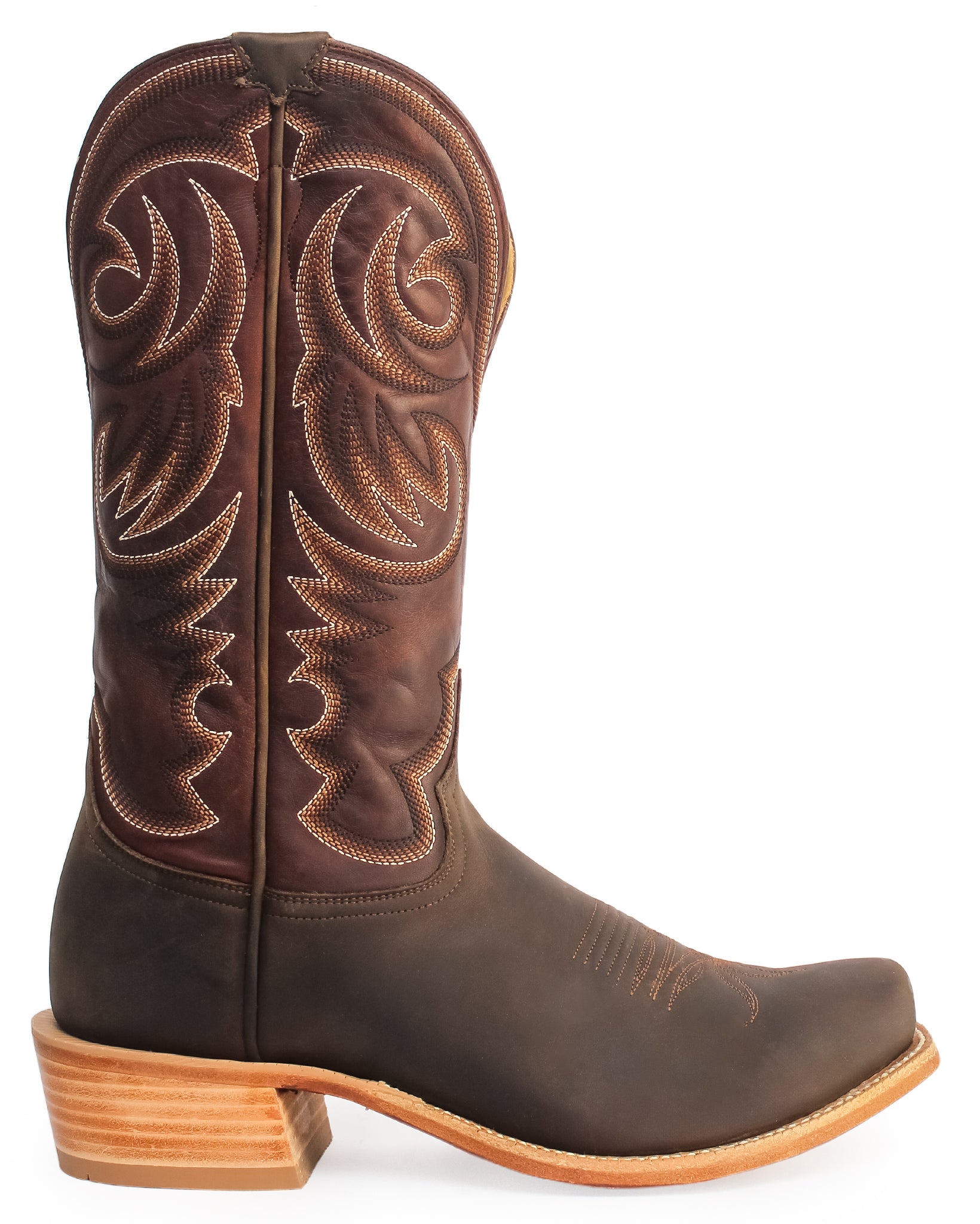 mens western dress boots Jama Old West Men's Fashion Wear Cowboy Tan Canyon toe comfort Men Brown Square Toe Boots