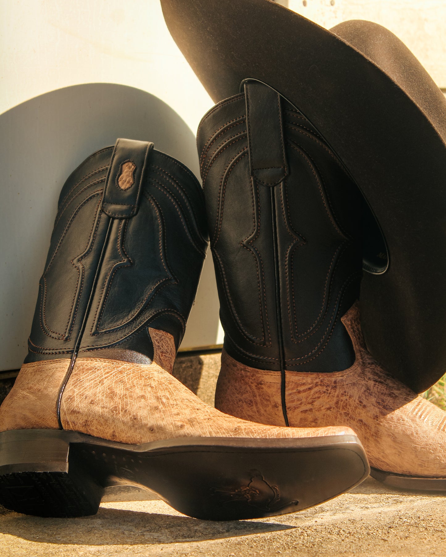 Men's Exotic Cutter Toe Western Boots