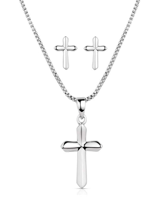 True Belief Jewelry Set by Montana Silversmiths from Skip’s Western Outfitters | MON-JS5950-O/S