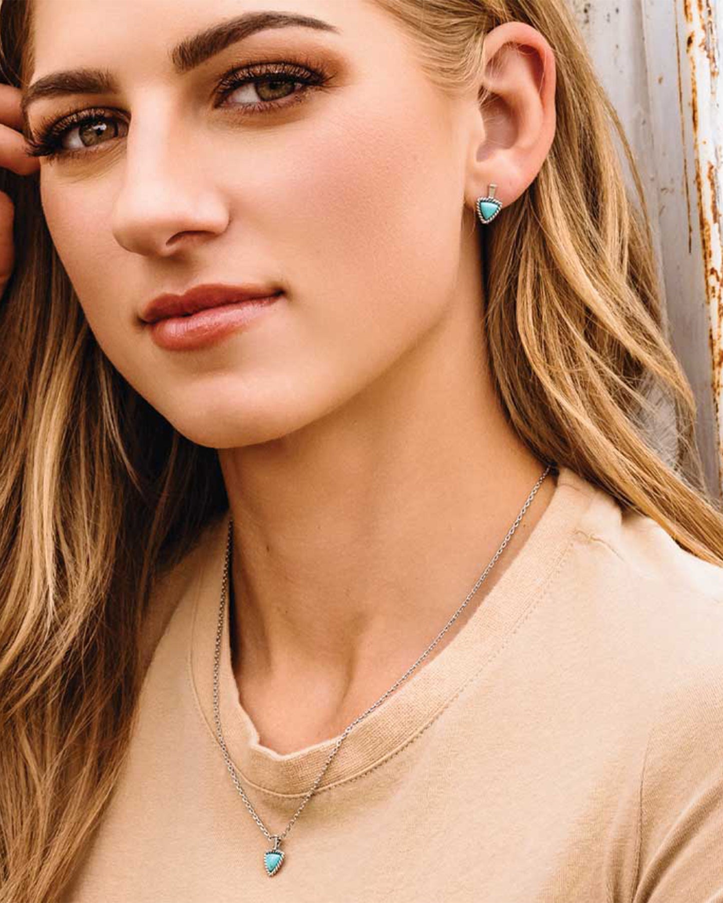 Braided Journey Turquoise Jewelry Set