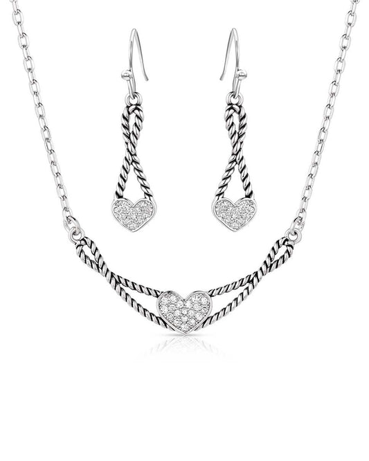 Infinite Embrace Jewelry Set by Montana Silversmiths from Skip’s Western Outfitters | MON-JS6122-O/S