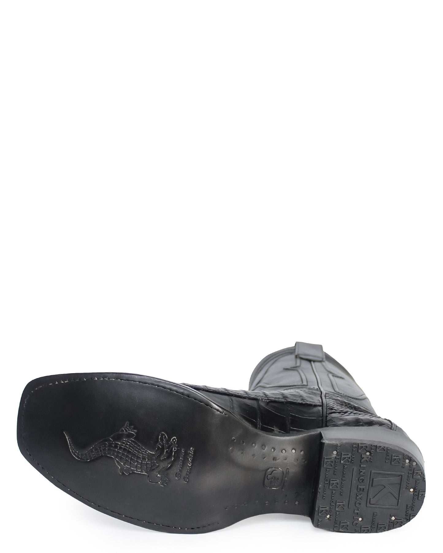 Men's Cutter Toe Caiman Tail Western Boots - 740105