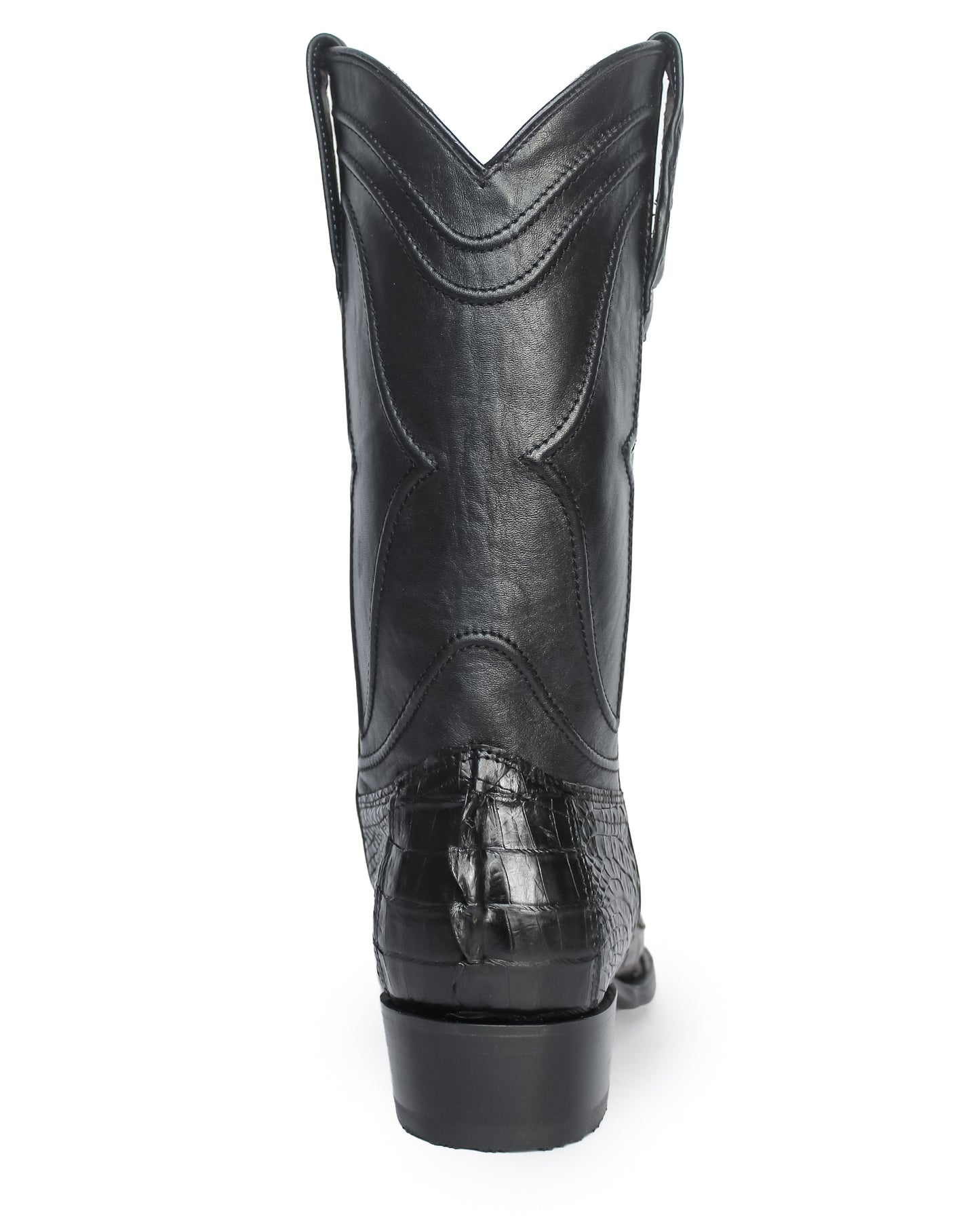 Men's Cutter Toe Caiman Tail Western Boots - 740105