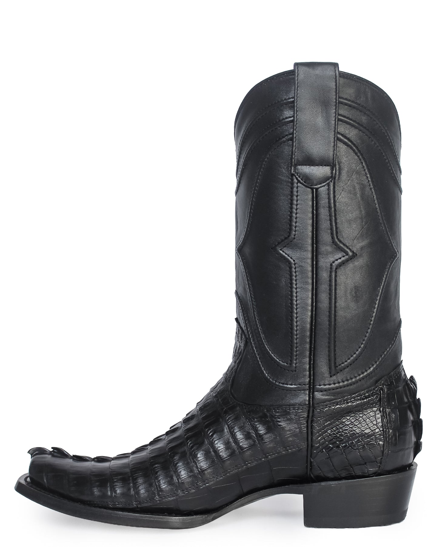Men's Cutter Toe Caiman Tail Western Boots - 740105