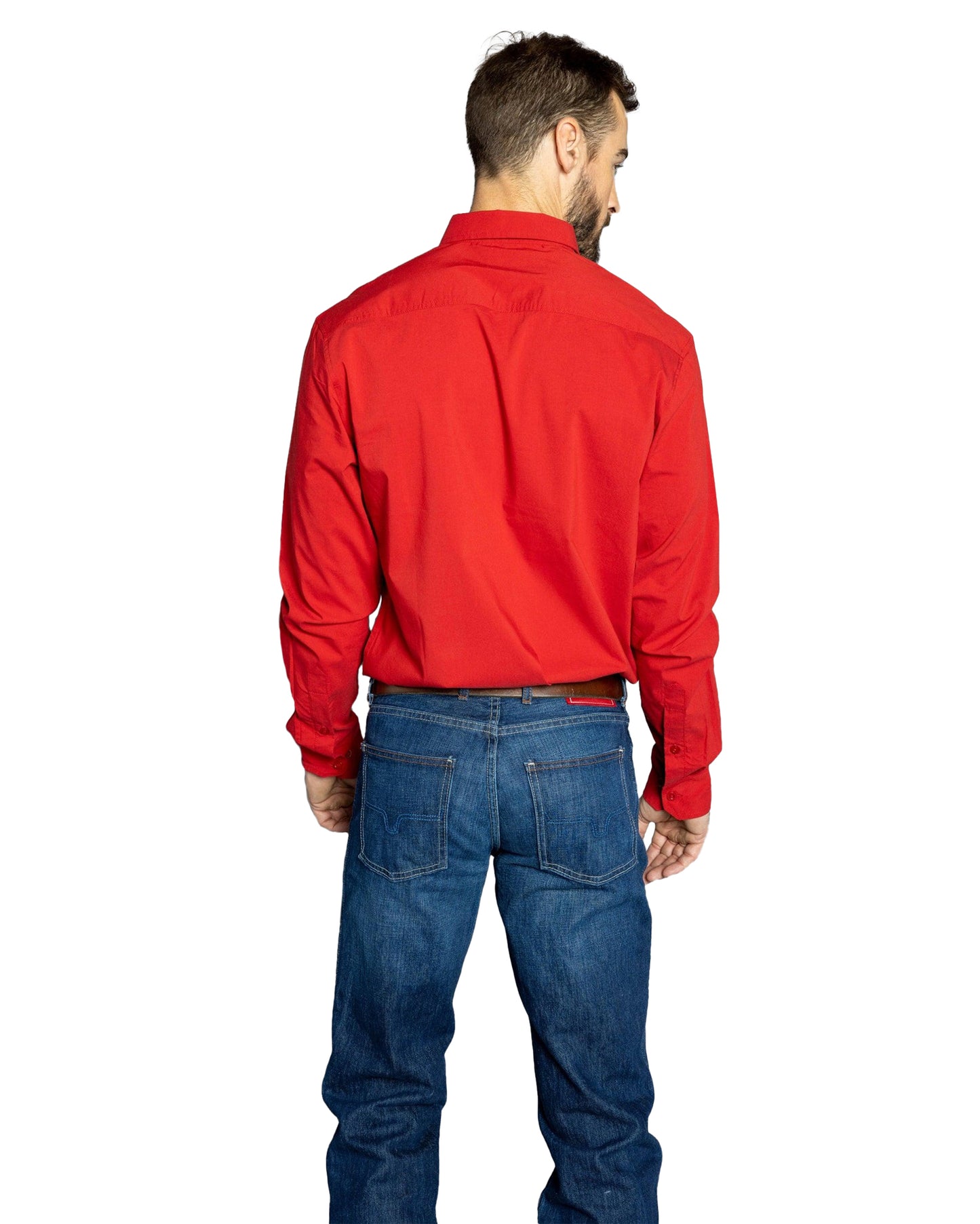Kimes Ranch Men's Kr Team Long Sleeve Shirt in Red at Skip's Western Outfitters