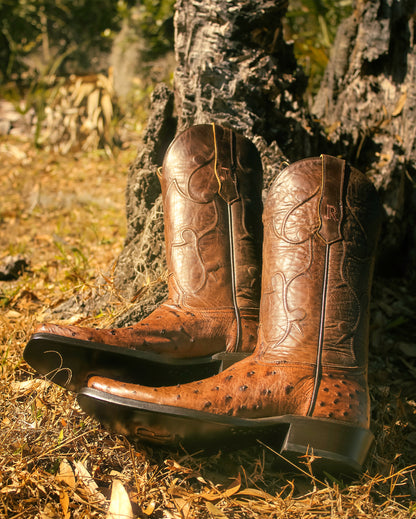 Men's Kango Tabac Bruciato Exotic Western Boots - Rw4001-1
