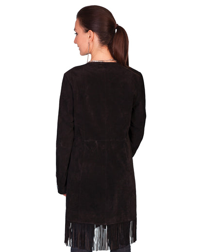 Women's Boar Suede Embroidered Jacket