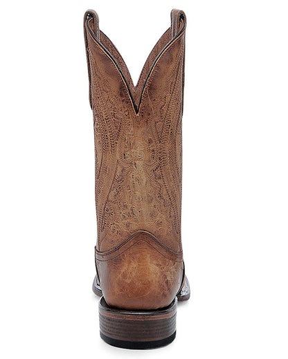 Corral L6300 Men's Handcrafted Wide Square Toe Cowboy Boots in Brown at Skip's Western Outfitters