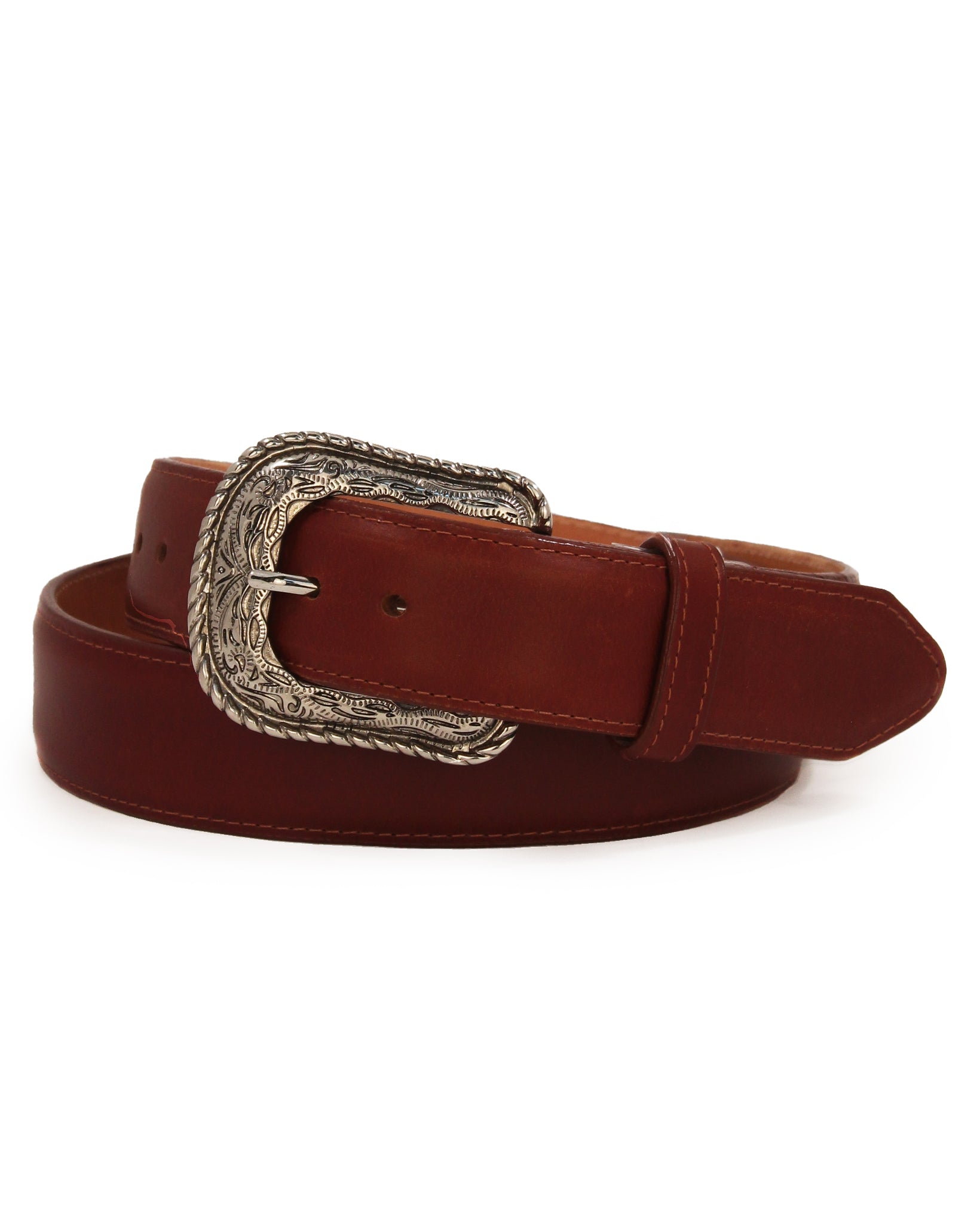 Men's Leather Western Belt by Los Altos from Skip’s Western Outfitters | LOS-C11U3803-32-REG