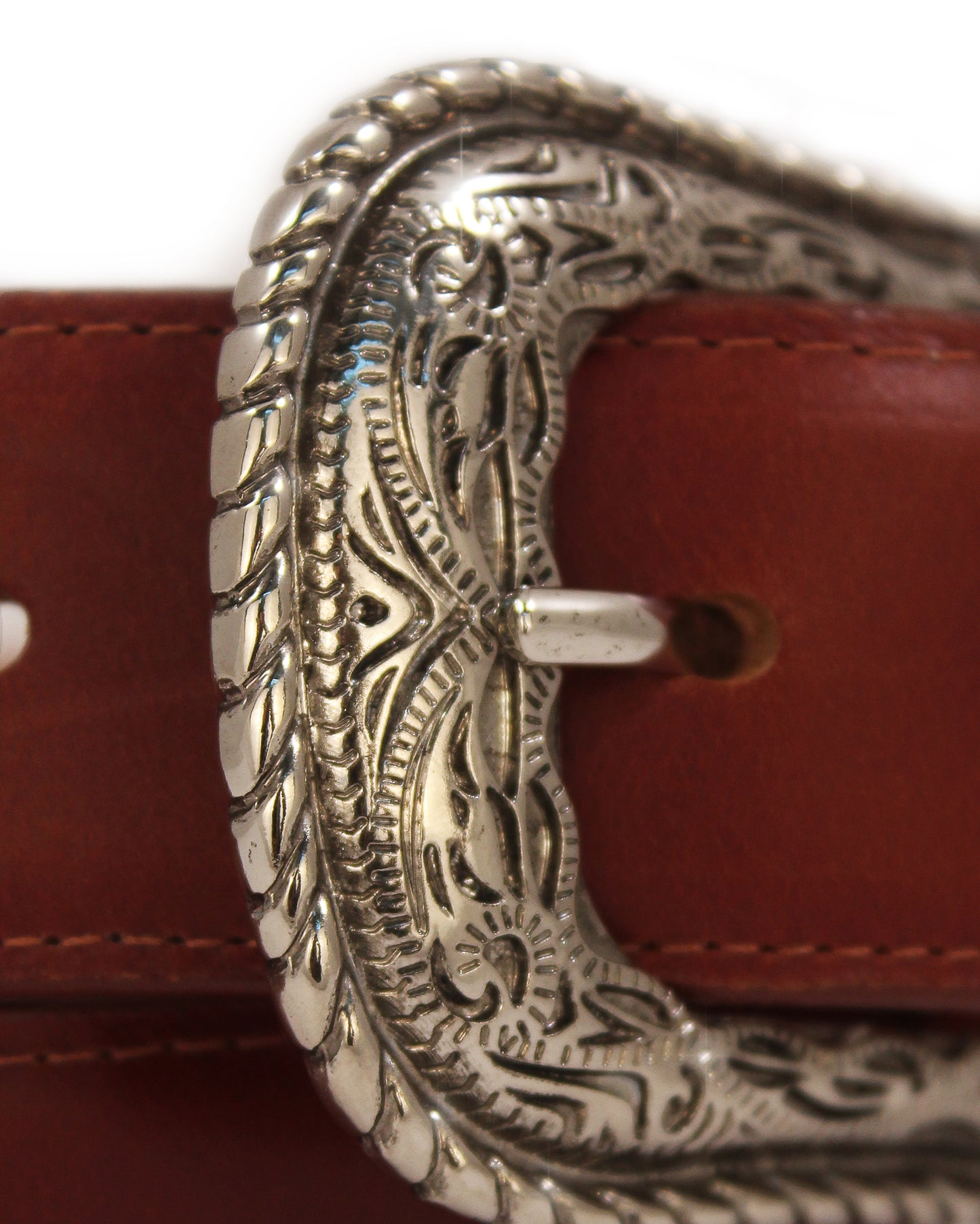 Men's Leather Western Belt