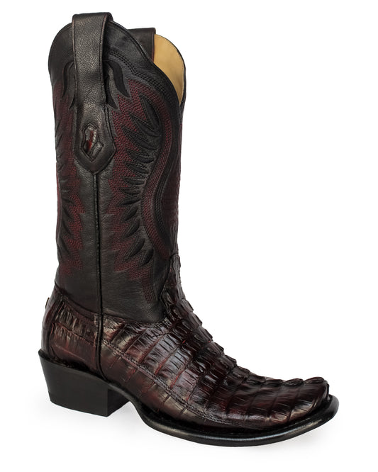 Women's Dubai Toe Caiman Tail Western Boots - 39N0118 by Los Altos from Skip’s Western Outfitters | LOS-39N0118-060-M