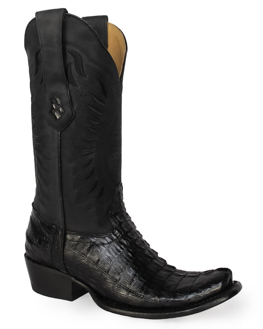 Women's Dubai Toe Caiman Tail Western Boots - 39N0105 by Los Altos from Skip’s Western Outfitters | LOS-39N0105-060-M