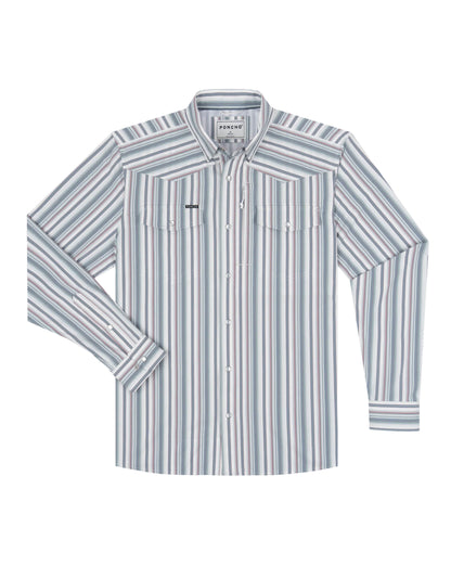 Men's The Hammer Down Long Sleeve Snap Performance Western Shirt - Sh-Ny-Ws-Ls-3057