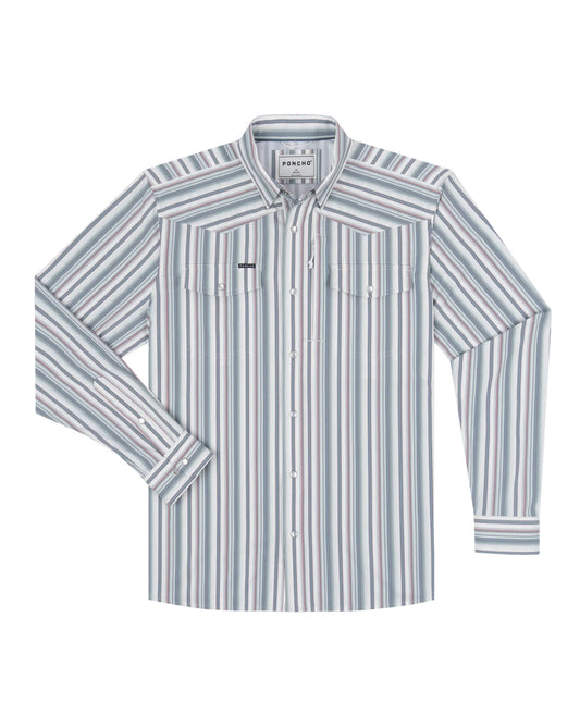 Men's The Hammer Down Long Sleeve Snap Performance Western Shirt - Sh-Ny-Ws-Ls-3057