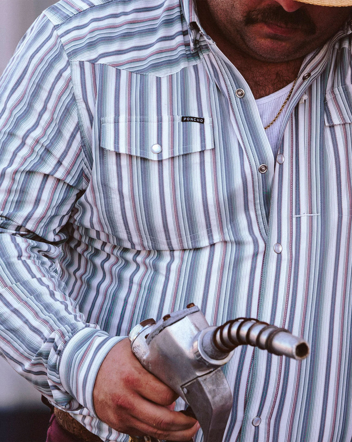 Men's The Hammer Down Long Sleeve Snap Performance Western Shirt - Sh-Ny-Ws-Ls-3057
