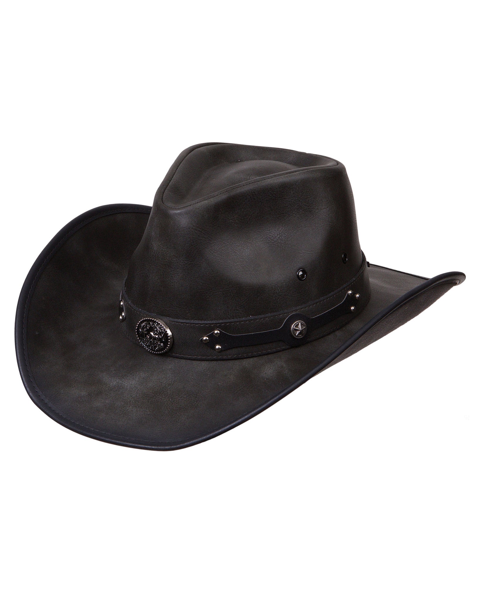 Outback Distressed Western Hat by LTC Hats from Skip’s Western Outfitters | LTC-DL10-E-M-BLACK