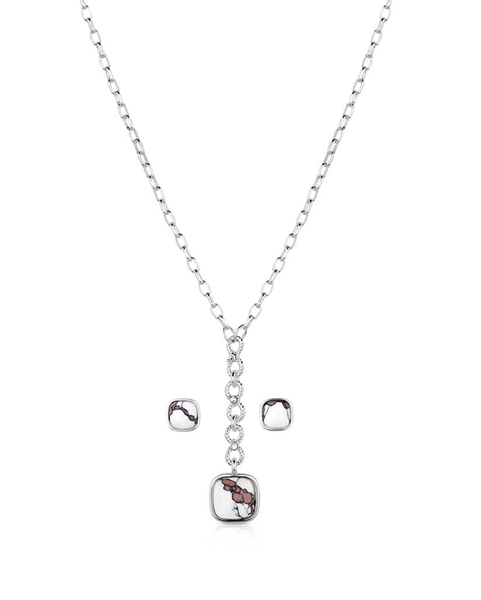 Band Of Wild Horses Jewelry Set by Montana Silversmiths from Skip’s Western Outfitters | MON-JS6199-O/S