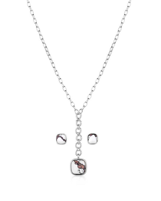 Band Of Wild Horses Jewelry Set by Montana Silversmiths from Skip’s Western Outfitters | MON-JS6199-O/S